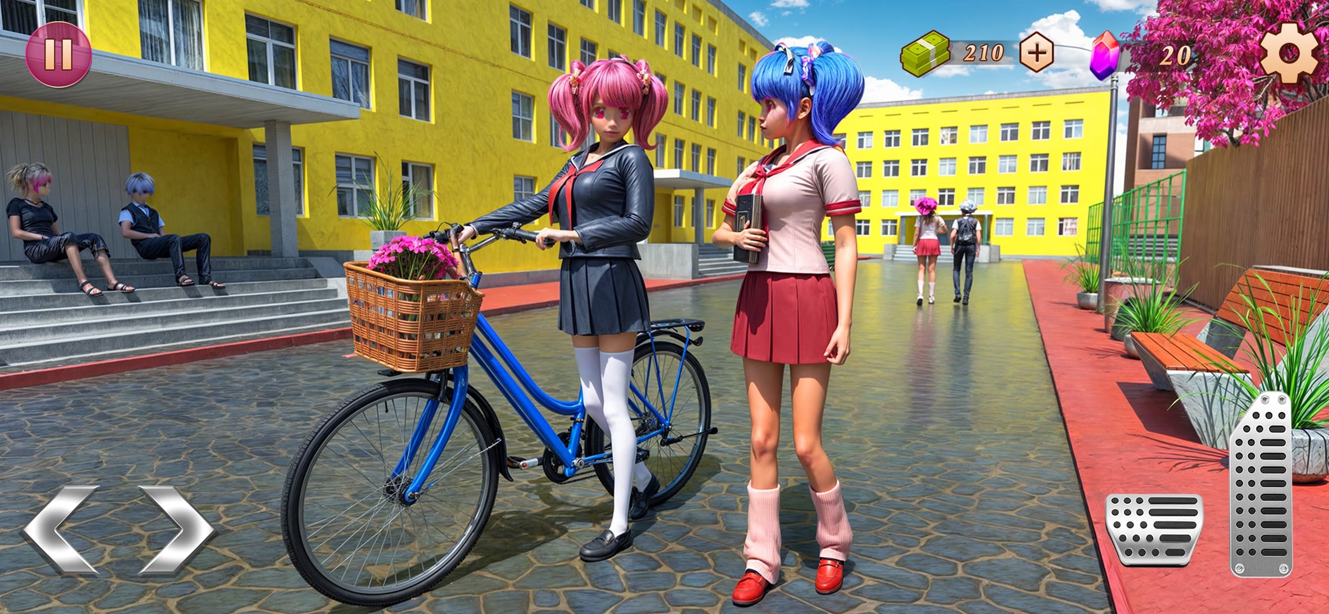 Anime Girl School: Simulator screenshot 1 - screenshot