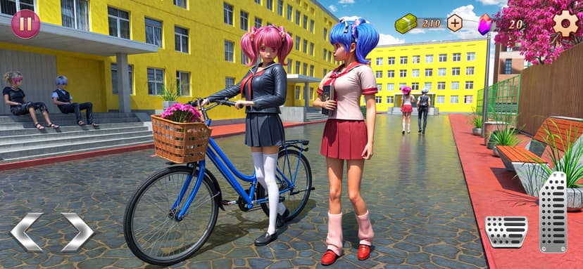 Anime Girl School: Simulator screenshot 1 - screenshot