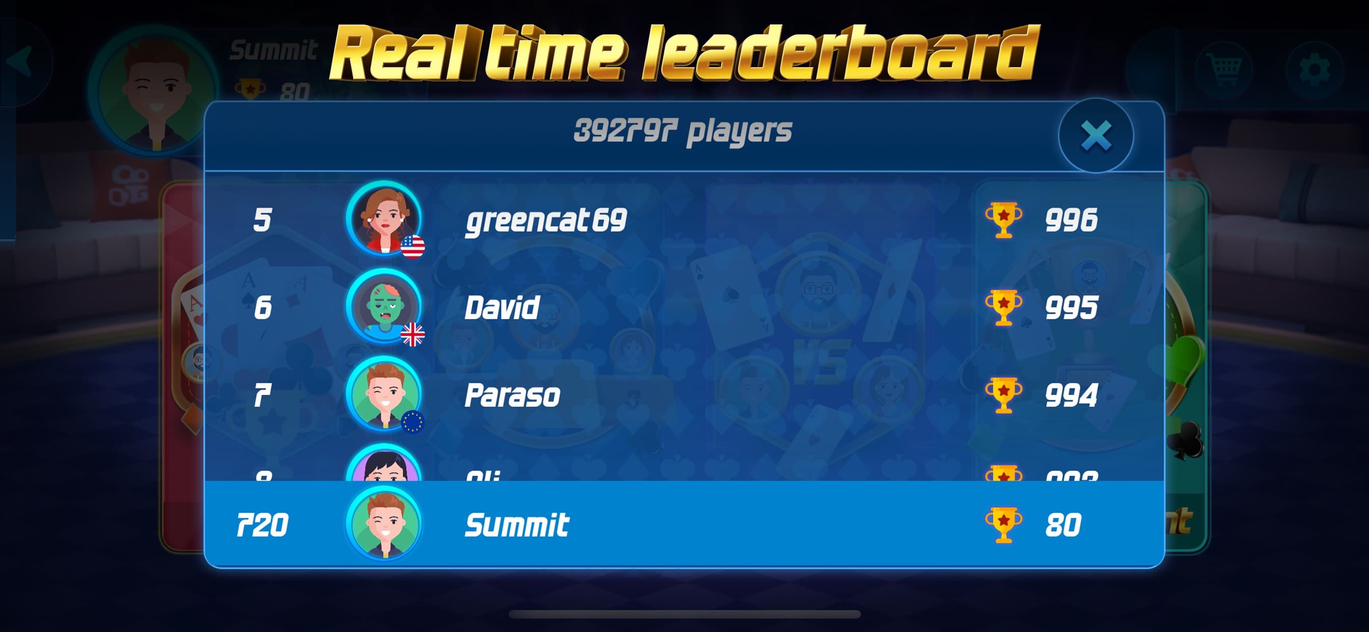 Spades card game online screenshot 2 - screenshot
