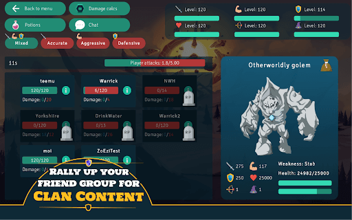 Idle Clans - MMORPG screenshot 16 - screenshot