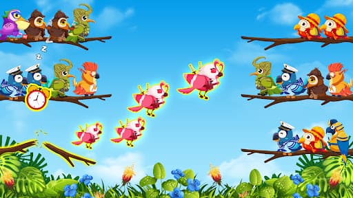 Bird Sort 2: Color Puzzle screenshot 1 - screenshot