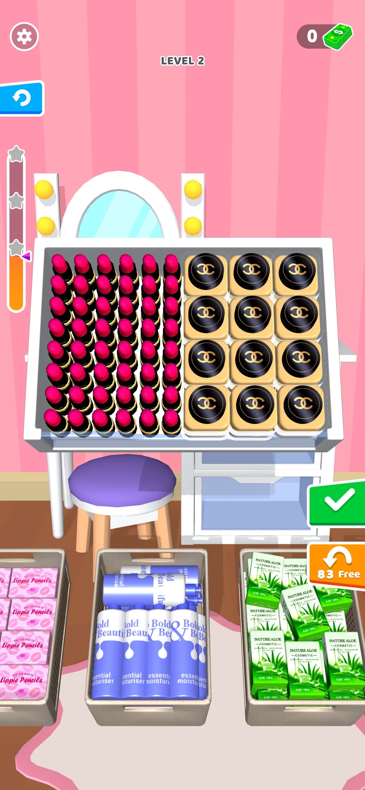 Makeup Organizer 3D screenshot 2 - screenshot