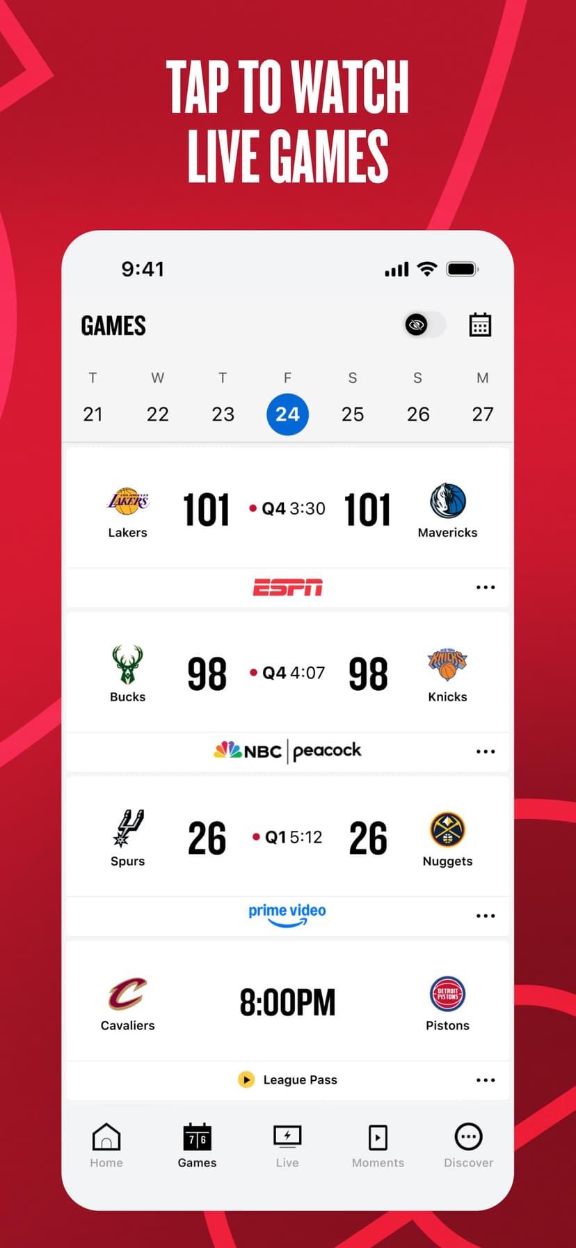 NBA: Live Games & Scores screenshot 2 - screenshot