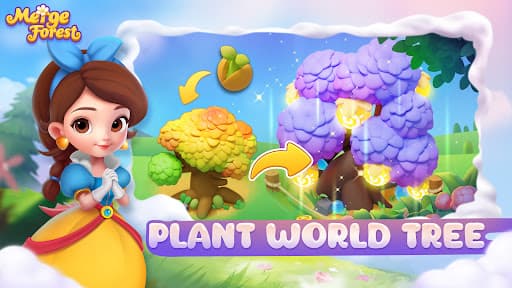 Merge Forest - Merge Games screenshot 1 - screenshot