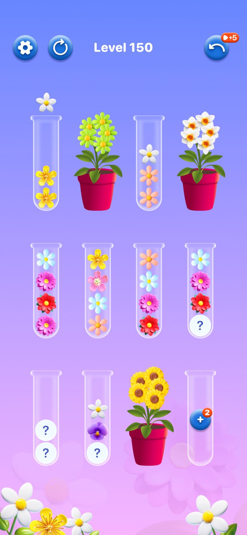 Blossom Sorting: sort puzzle screenshot 2 - screenshot