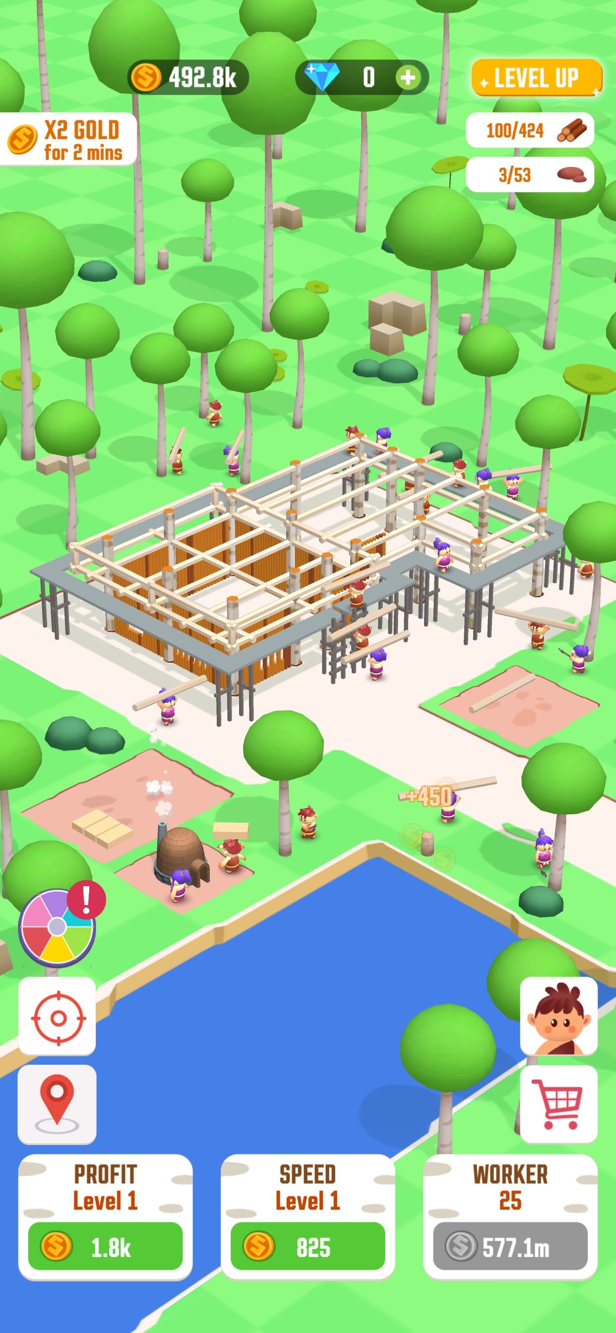 Idle Jungle: Survival Builder screenshot 4 - screenshot