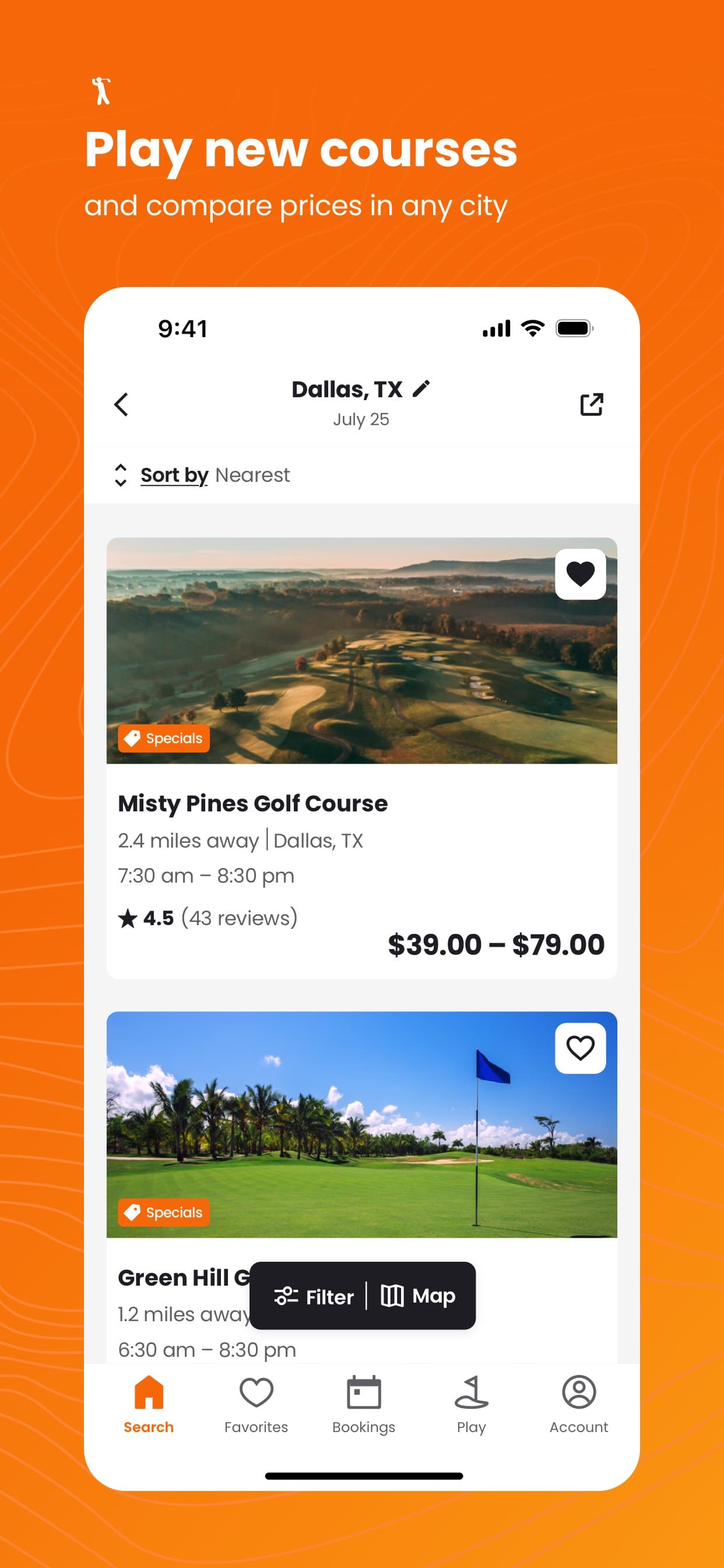 Supreme Golf: Book Tee Times screenshot 2 - screenshot