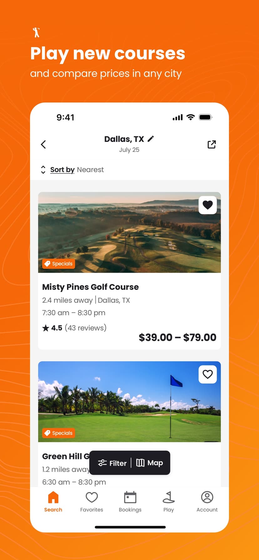 Supreme Golf: Book Tee Times screenshot 2 - screenshot
