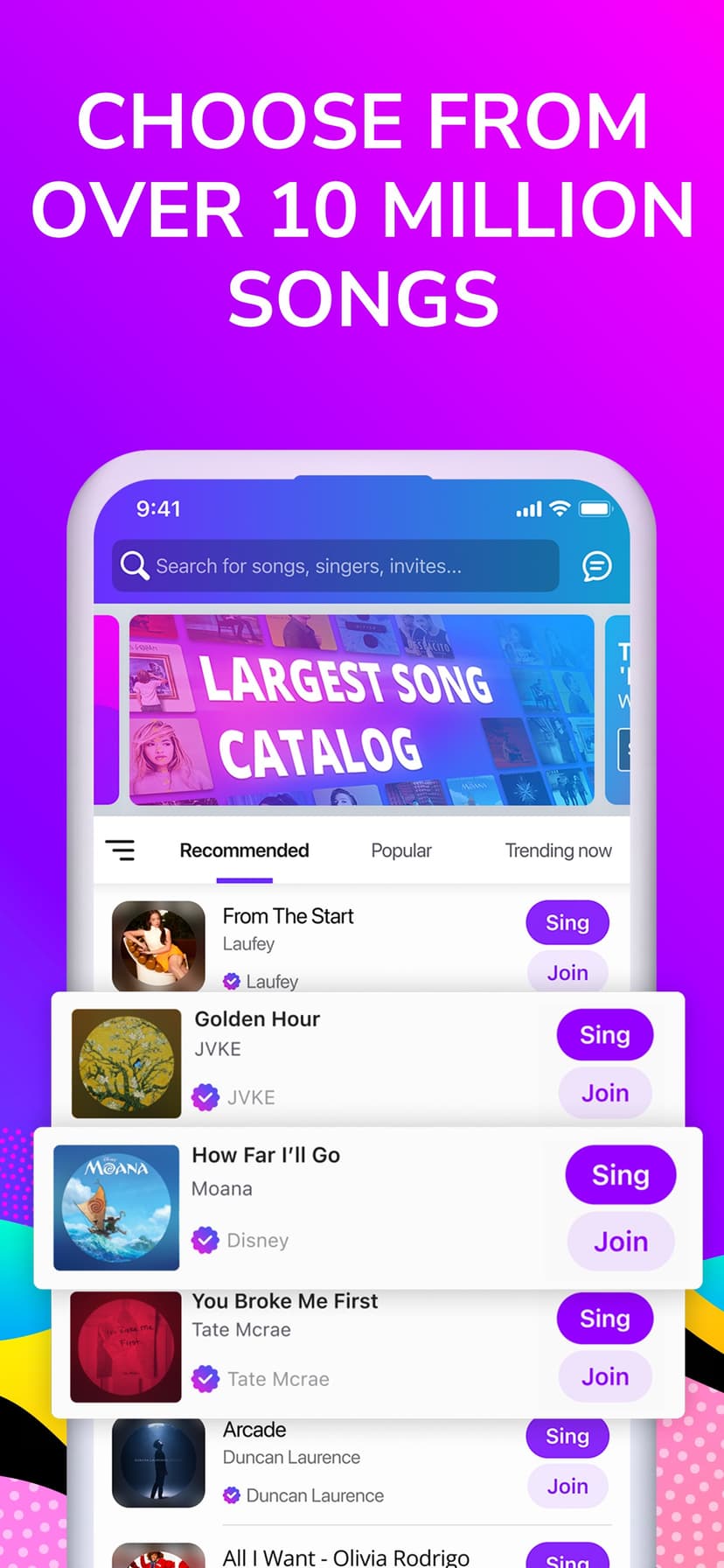 Smule: Sing Songs & Make Music screenshot 1 - screenshot