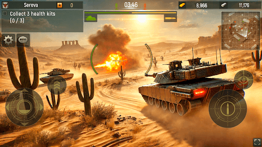 Grand Tanks：War Tanks Games screenshot 1 - screenshot