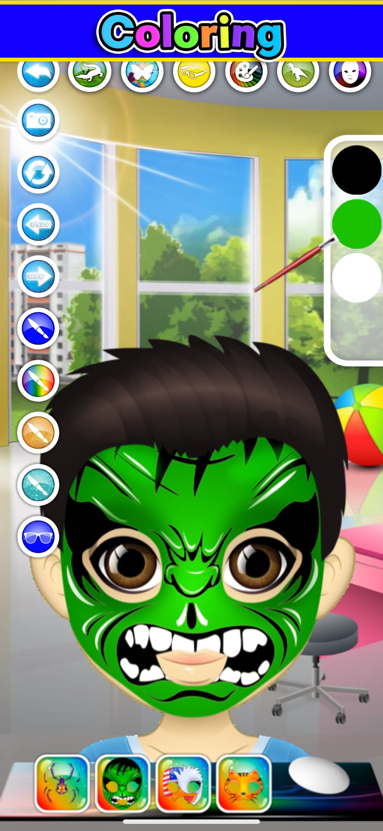 Kids Face Paint: Coloring Game screenshot 10 - screenshot