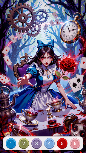 Dark Fairytale Color by Number screenshot 5 - screenshot