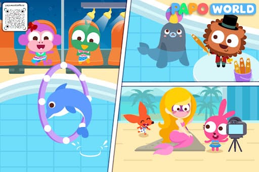 Papo Town Ocean Park -for kids screenshot 4 - screenshot