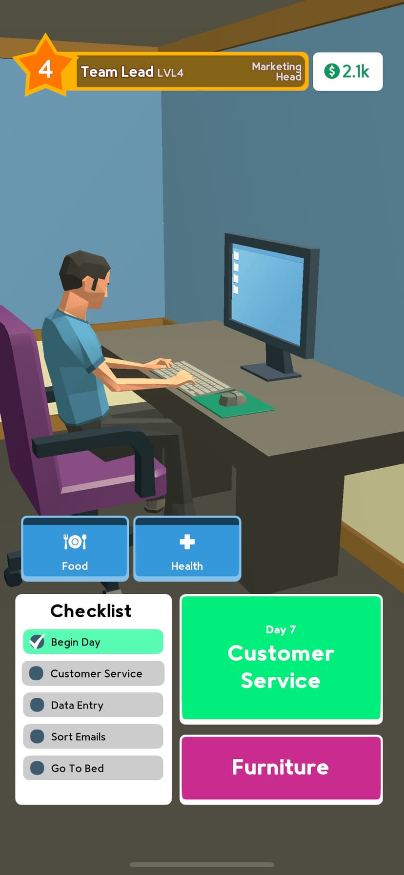 Work From Home 3D screenshot 1 - screenshot