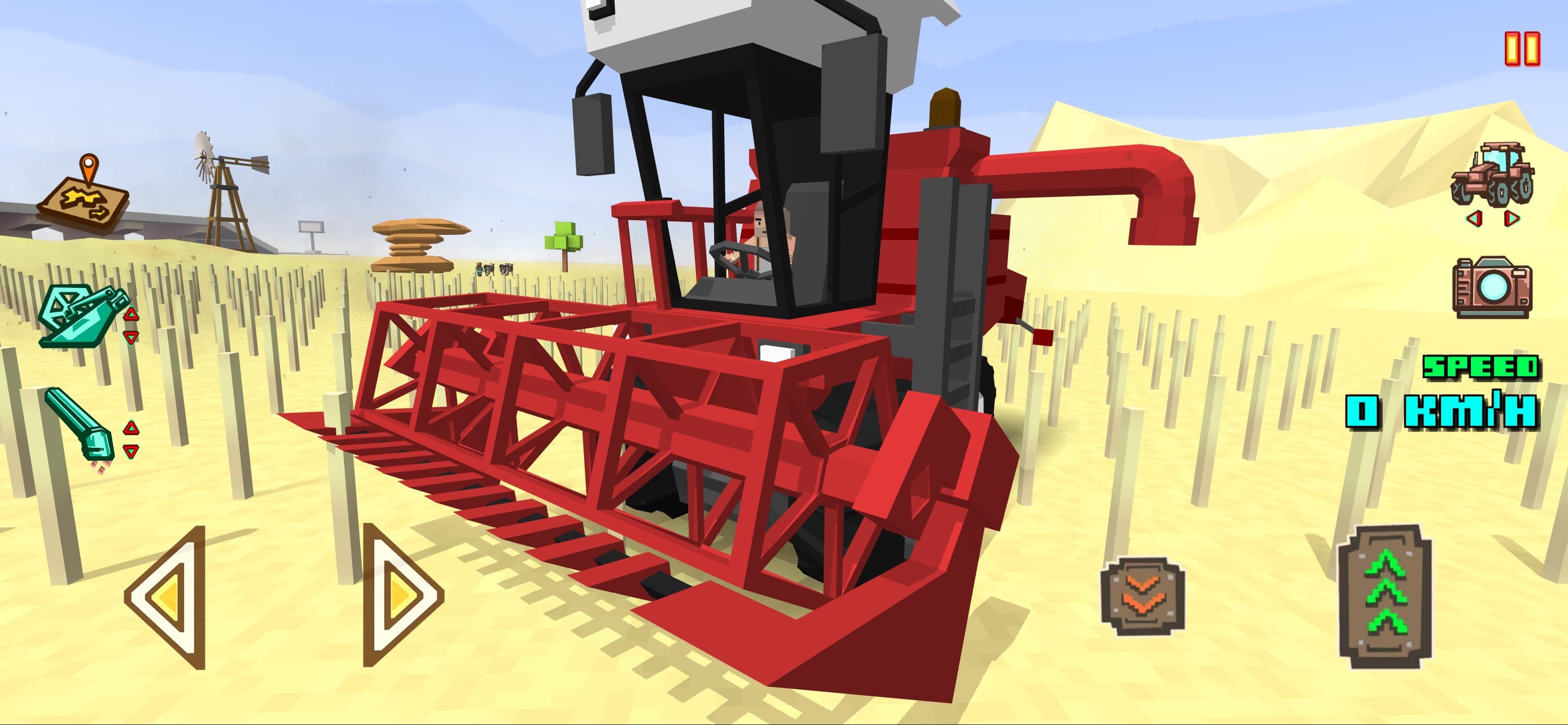 Pixel Farm Racing & Simulator screenshot 1 - screenshot