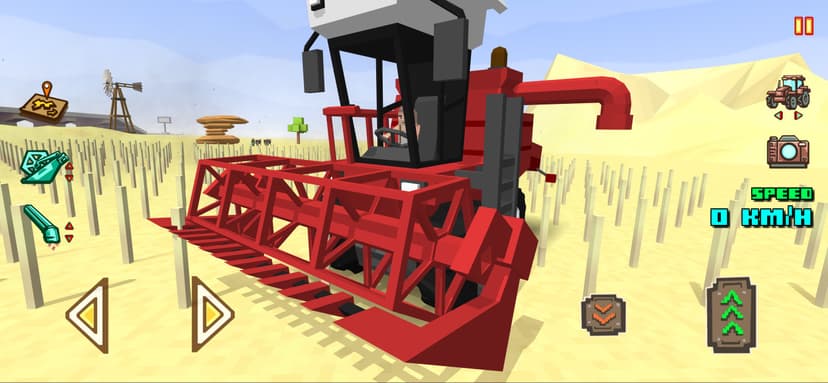Pixel Farm Racing & Simulator screenshot 1 - screenshot