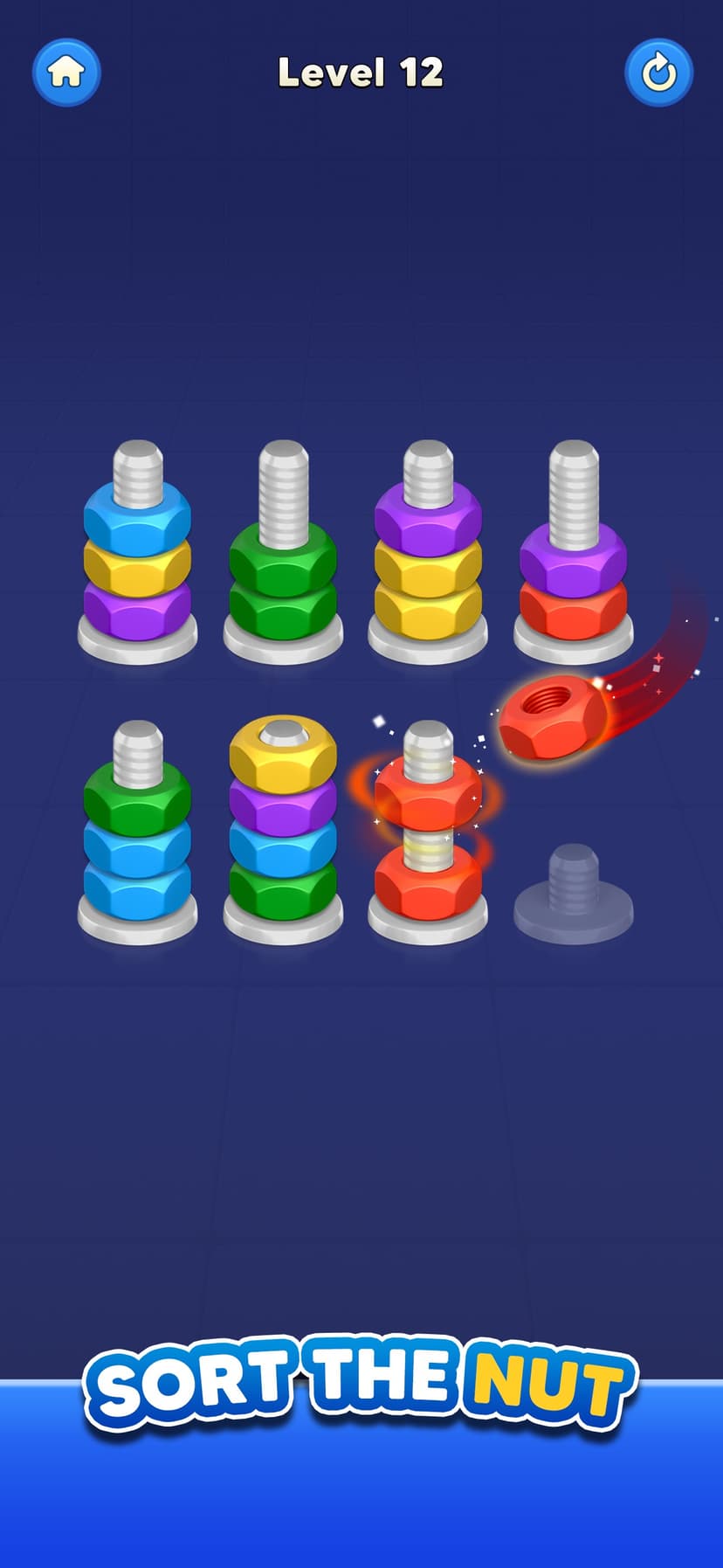Nut Sort: Color Sort Master screenshot 4 - screenshot
