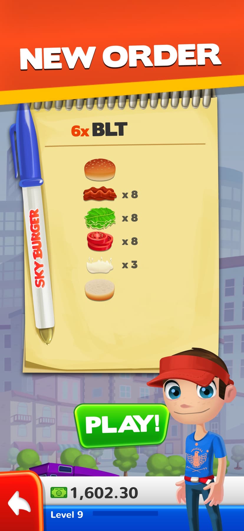 Sky Burger screenshot 1 - screenshot