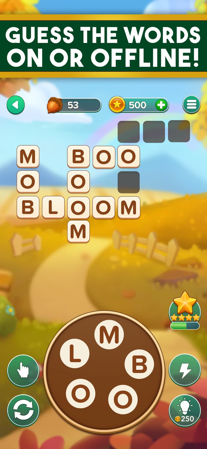 Word Nut Crossword Puzzle Game screenshot 1 - screenshot