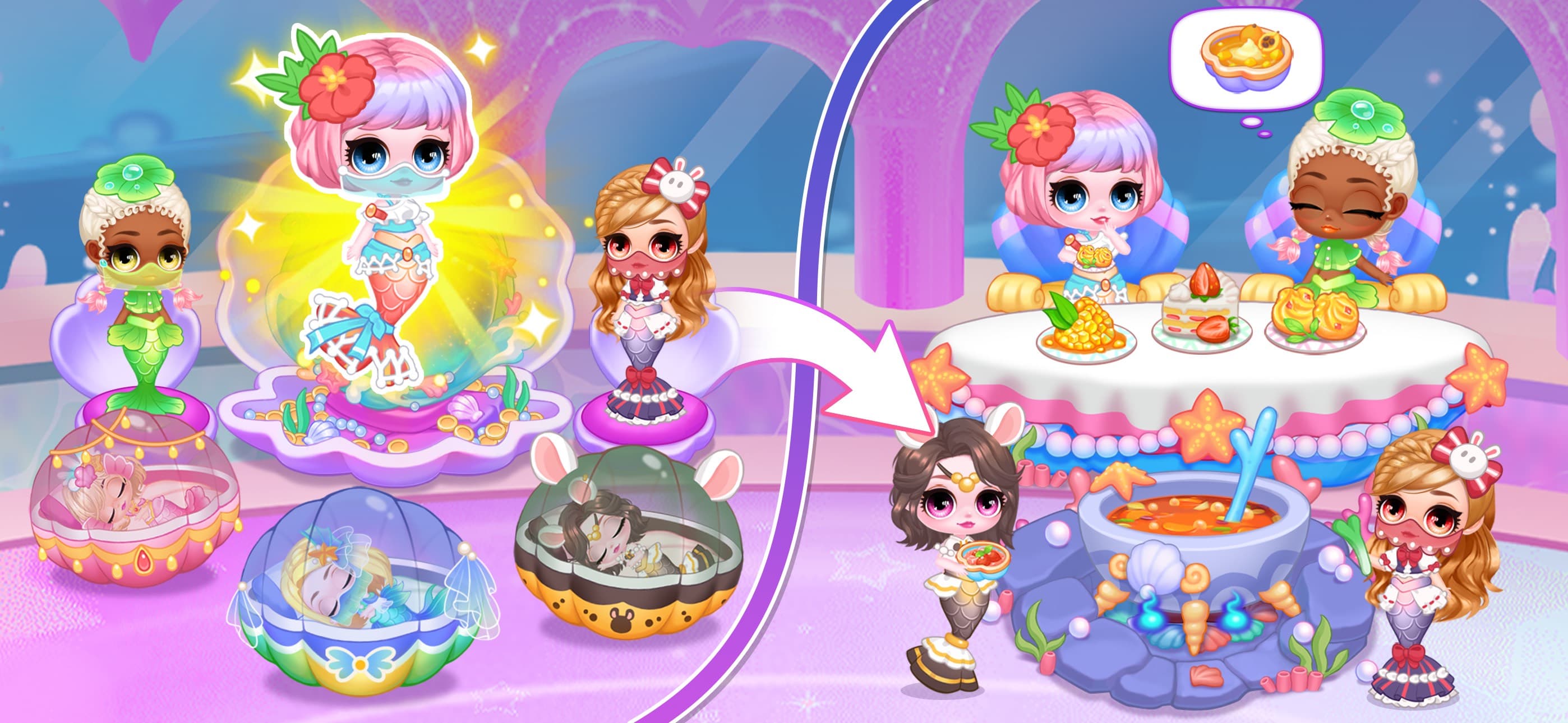 Sweet Dolls：Mermaid Princess screenshot 2 - screenshot