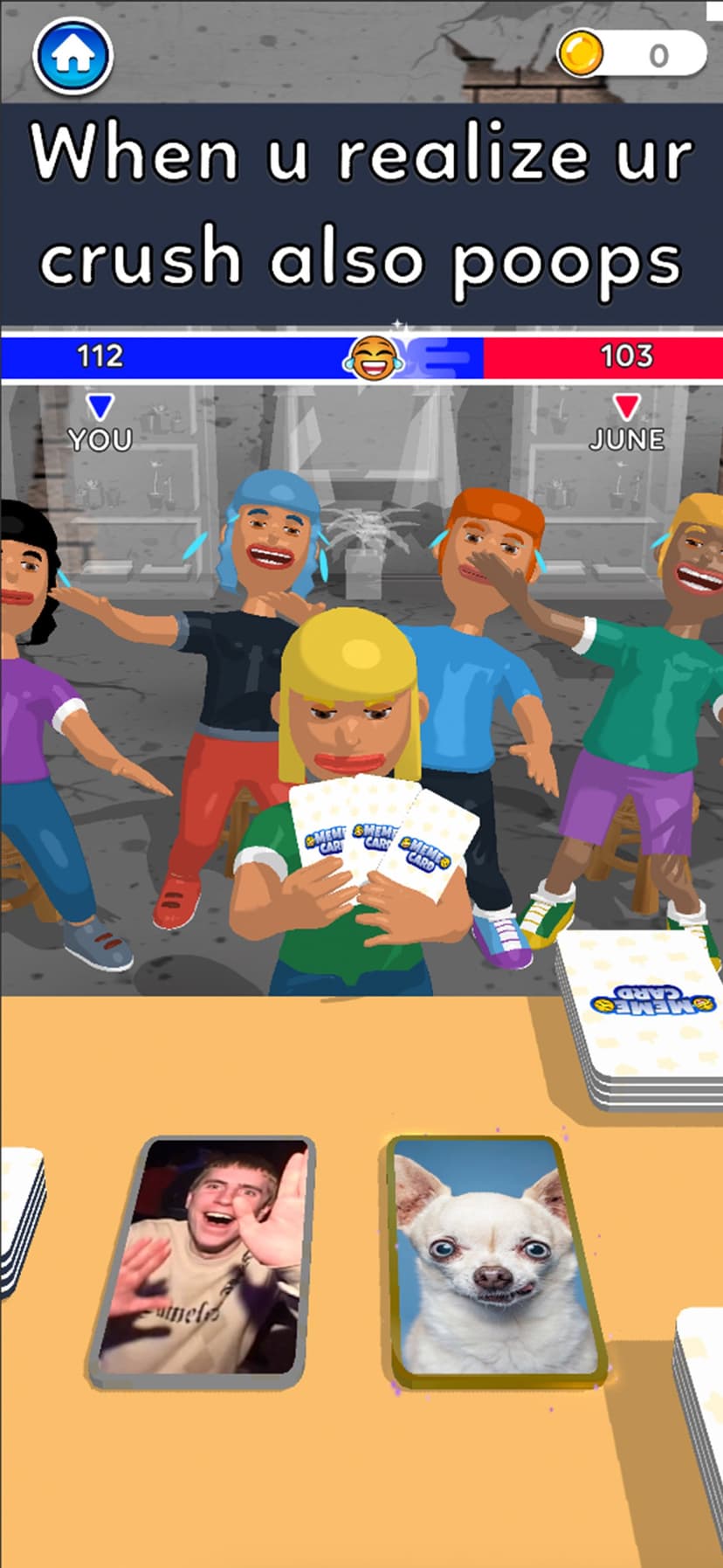 Meme Challenge-Funny Card Game screenshot 2 - screenshot