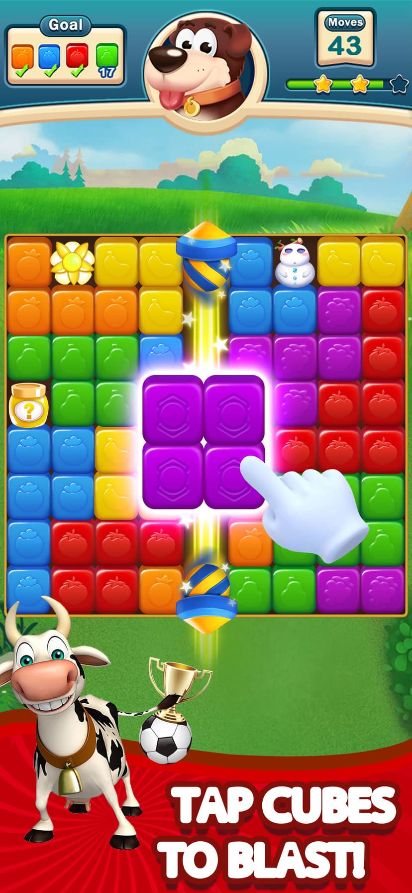 Fruits Blast - Match Cube screenshot 1 - screenshot