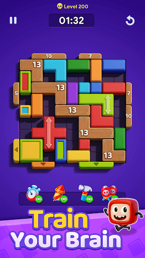 Slide Block: Color Jam Puzzle screenshot 3 - screenshot