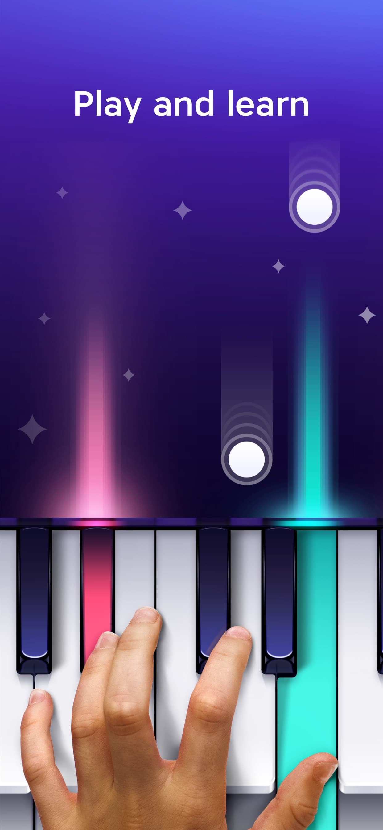 Piano app by Yokee screenshot 1 - screenshot