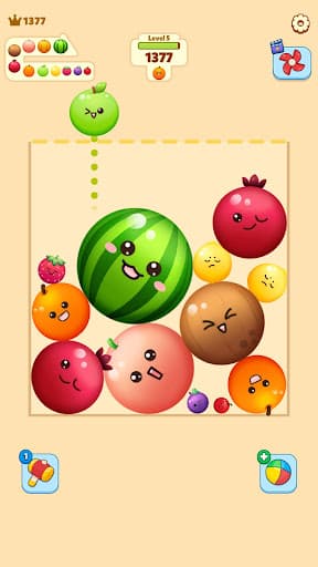 Fruit Merge-Juicy Melon Puzzle screenshot 1 - screenshot