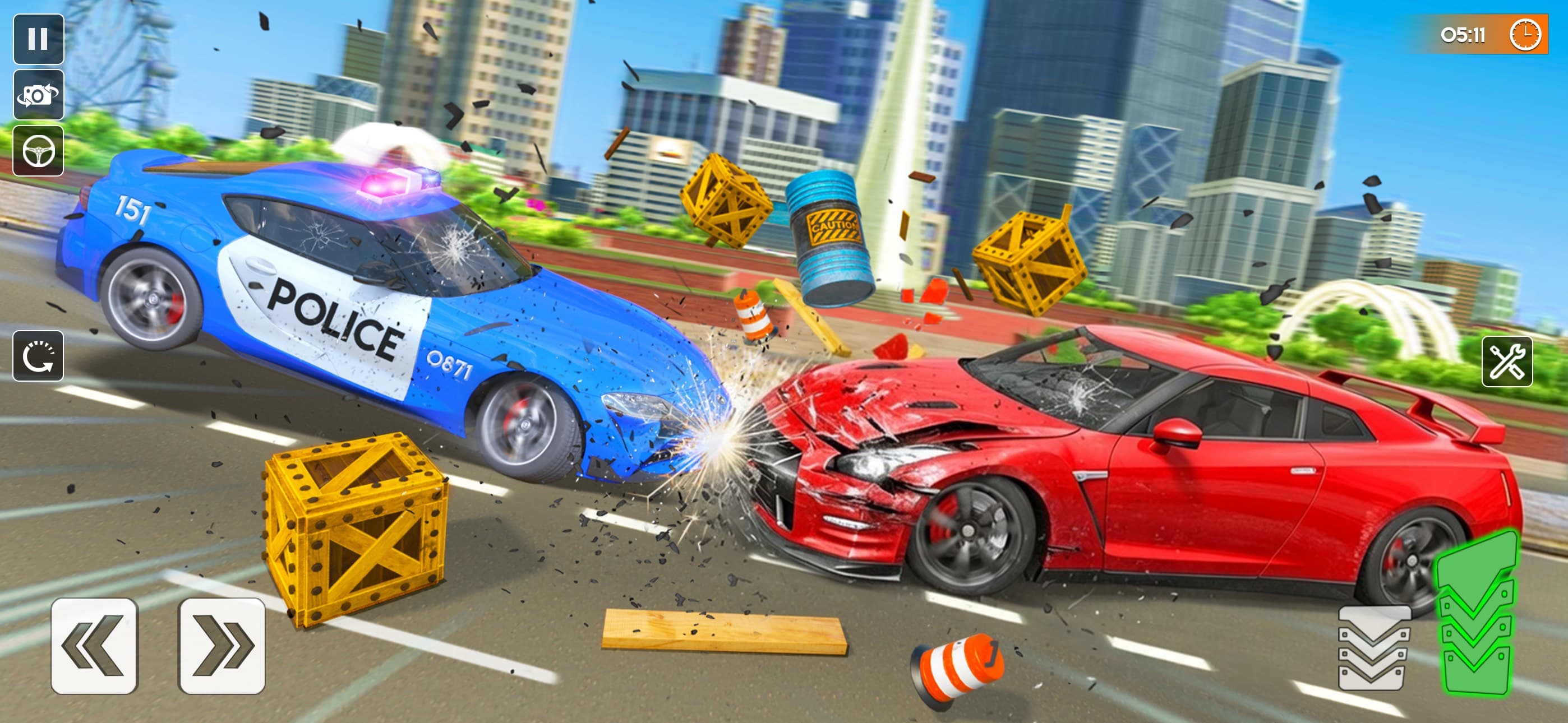 Police Chase Game: Car Crash screenshot 6 - screenshot