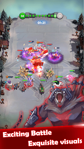 Idle Sky Village - Hero Merge screenshot 8 - screenshot