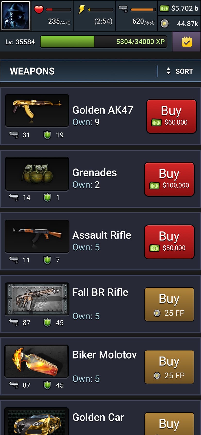 Mob Wars LCN: Underworld Mafia screenshot 5 - screenshot