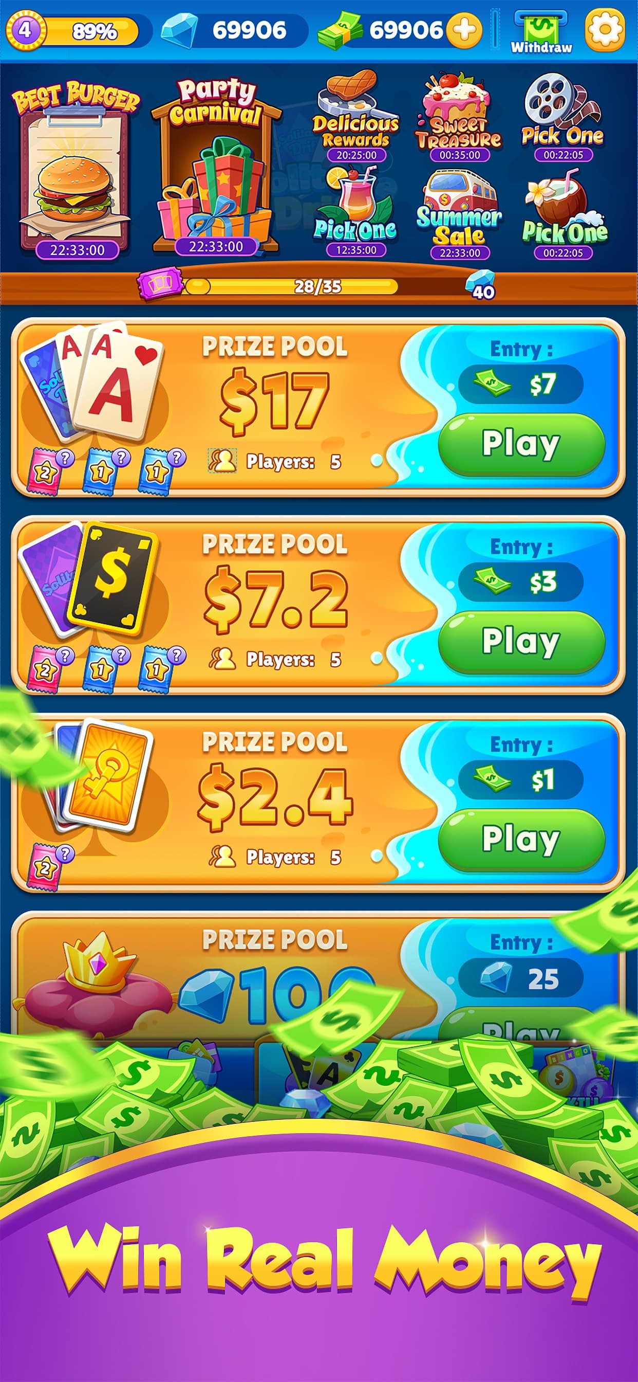 Solitaire Drift screenshot 4 - screenshot