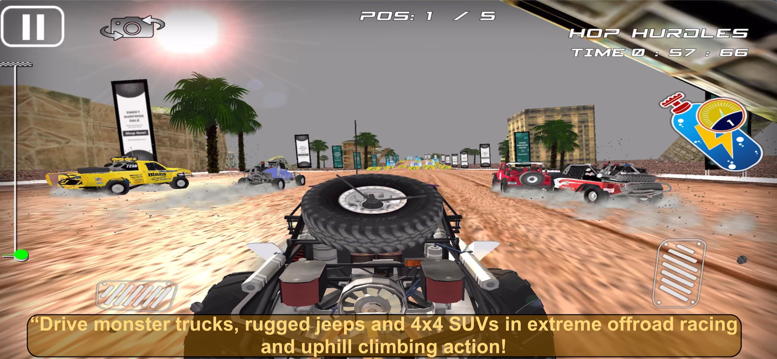4x4 OFFROAD MONSTER TRUCK RACE screenshot 3 - screenshot