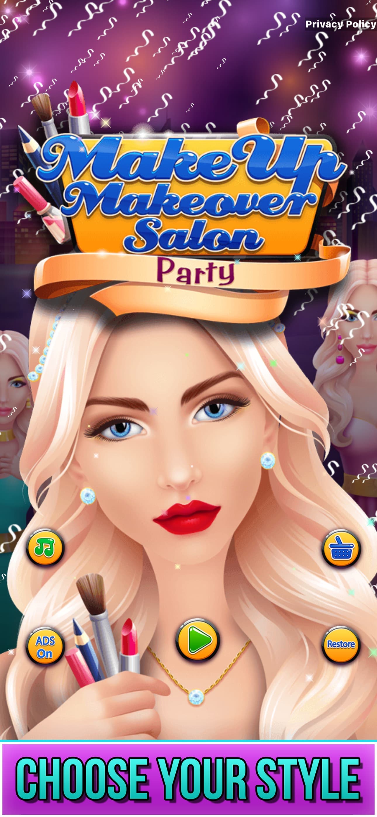 Make Up Makeover Salon Party screenshot 7 - screenshot