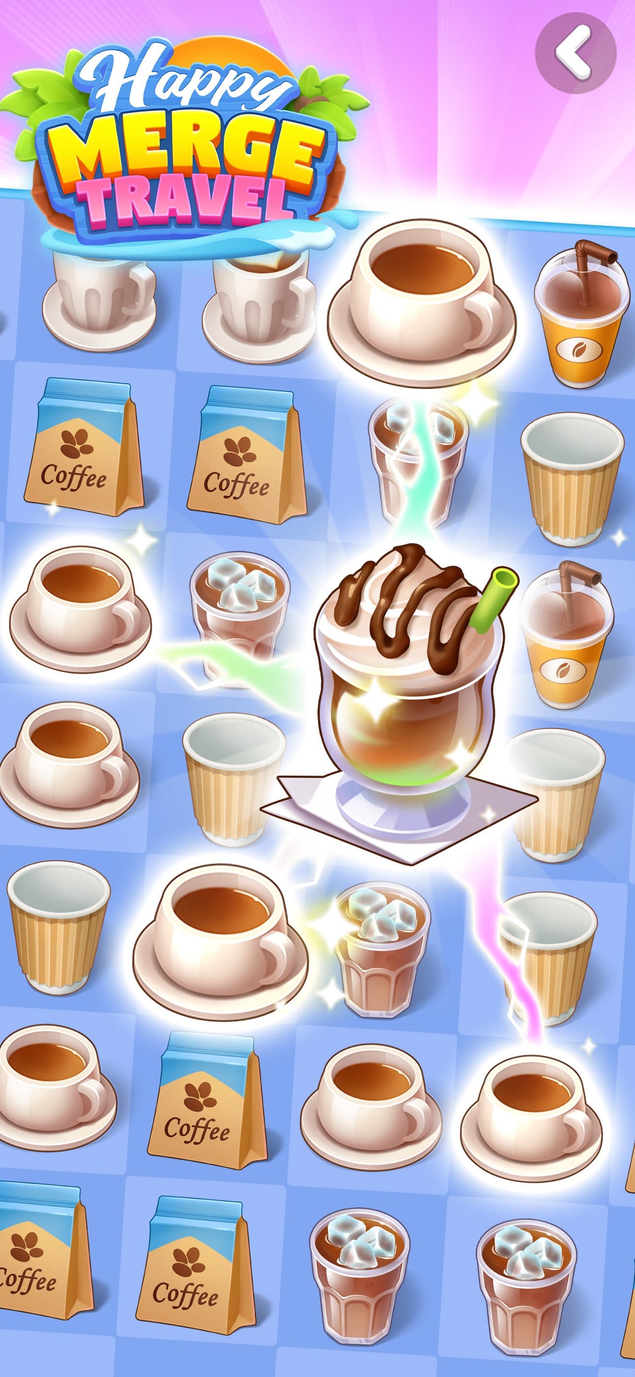 Happy Merge Travel: Cooking screenshot 2 - screenshot