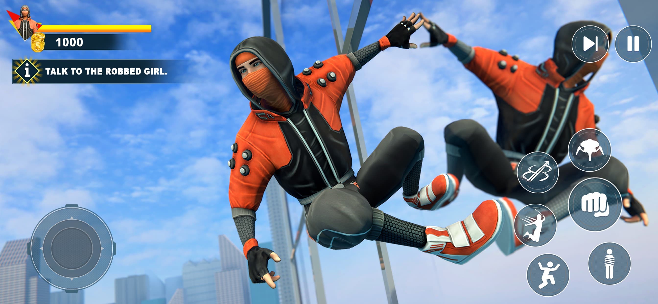 Rope Superhero Fighter Rescue screenshot 2 - screenshot