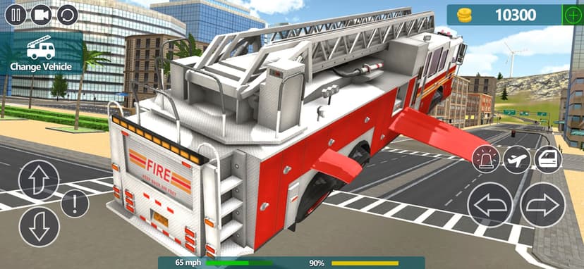 Fire Truck Flying Car screenshot 3 - screenshot
