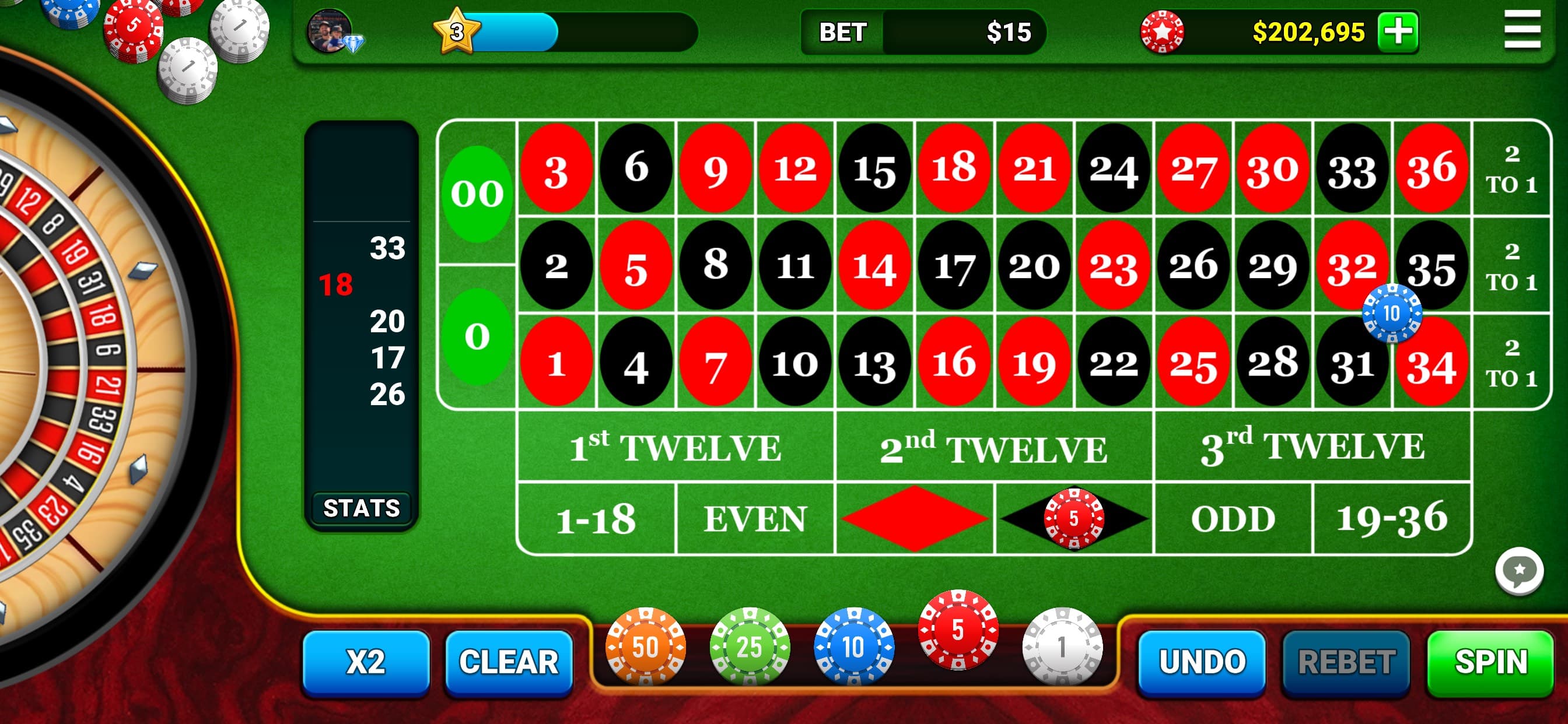 Roulette Casino - Vegas Wheel screenshot 1 - screenshot