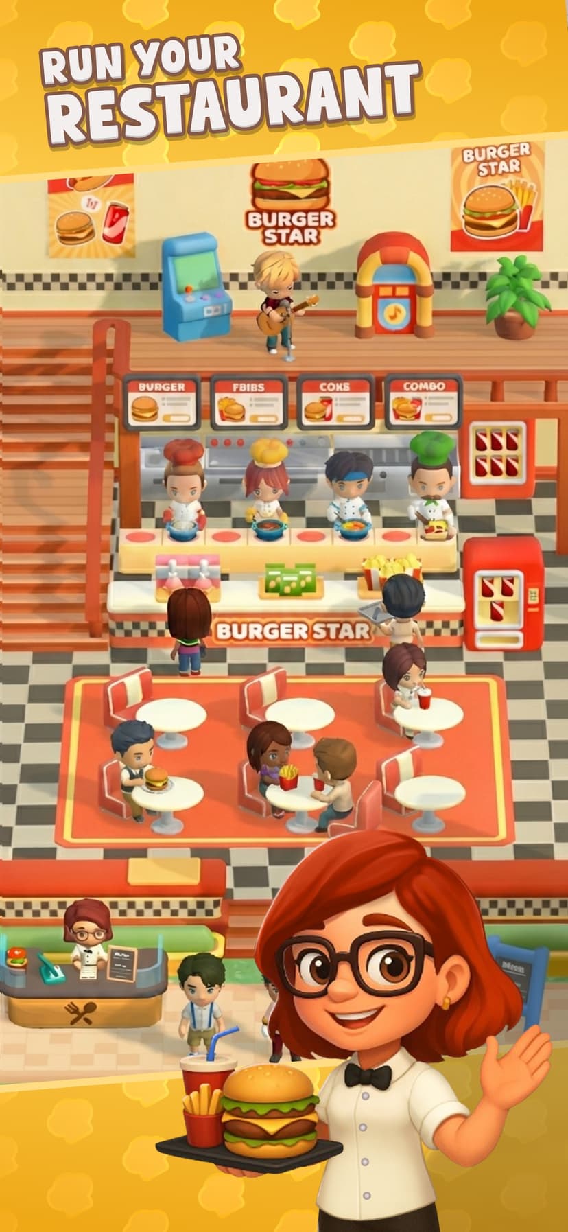 Nom Nom Town: Restaurant Game screenshot 1 - screenshot