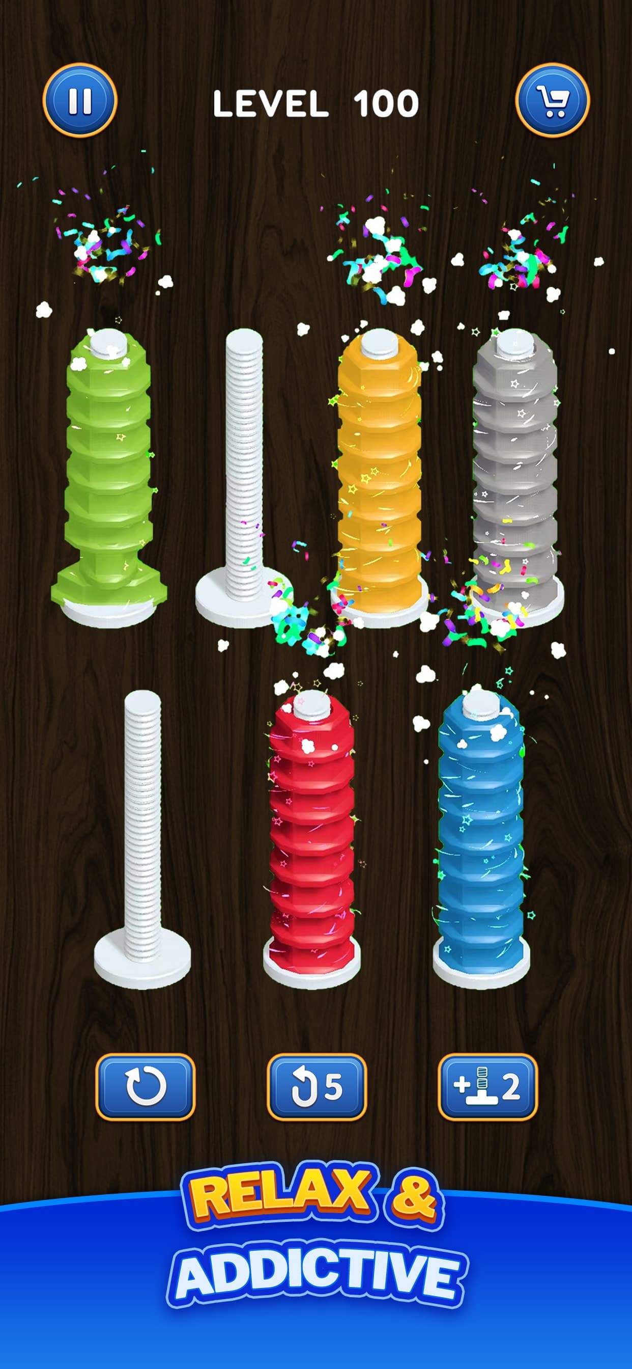 Nut Sort: Color Puzzle Games screenshot 6 - screenshot