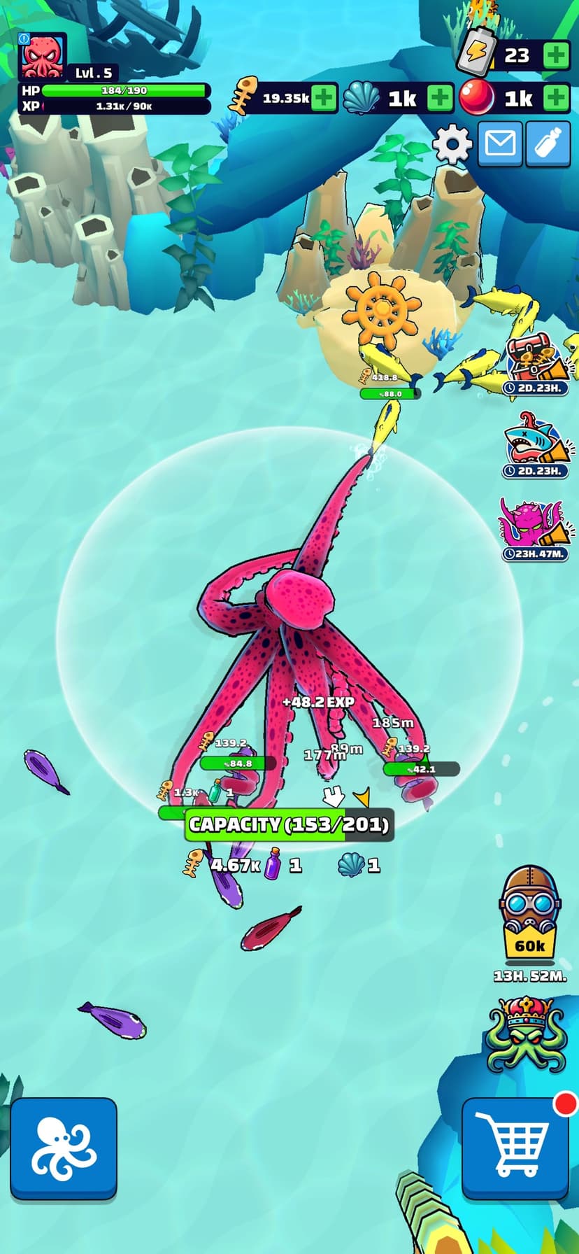 Octopus Feast screenshot 1 - screenshot
