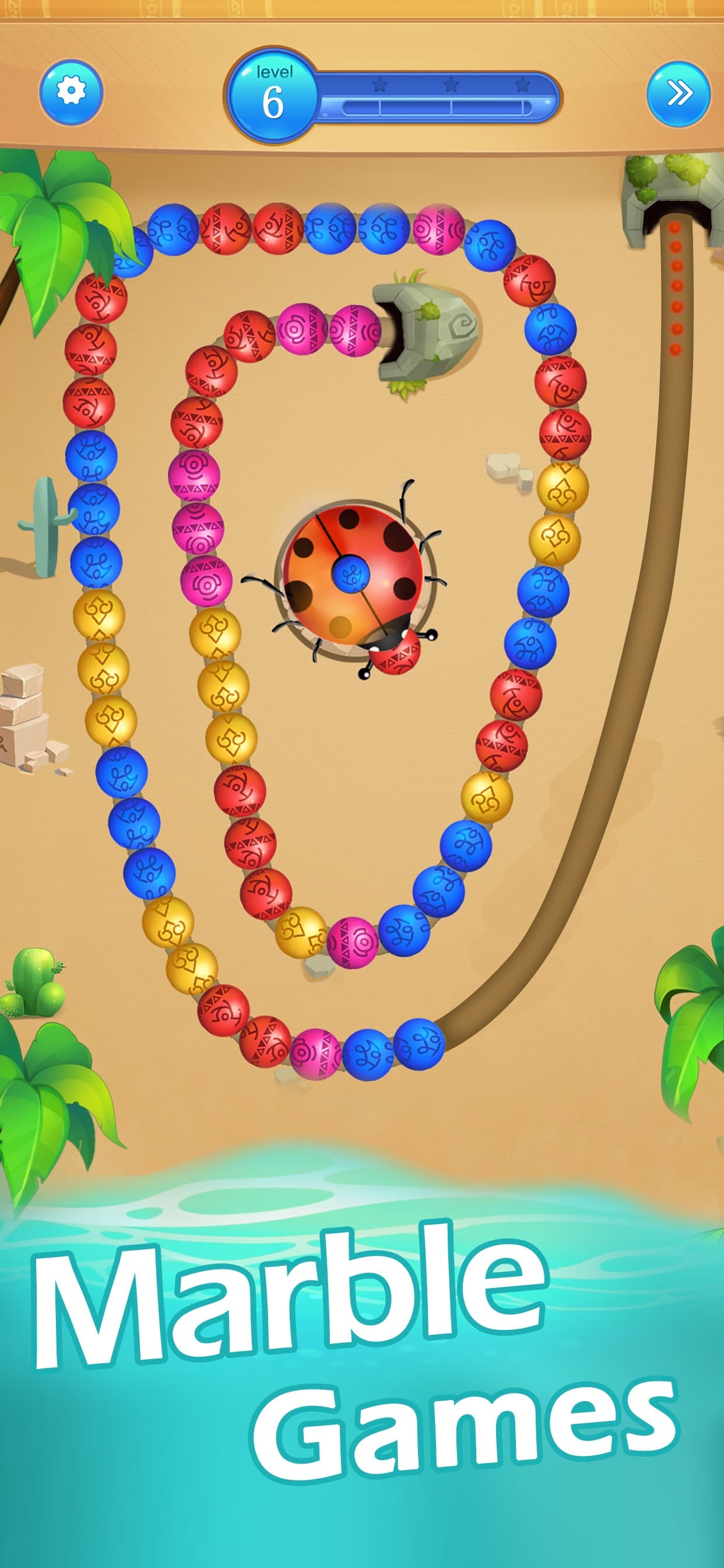 Marble Shooter:Zumba Classic screenshot 1 - screenshot