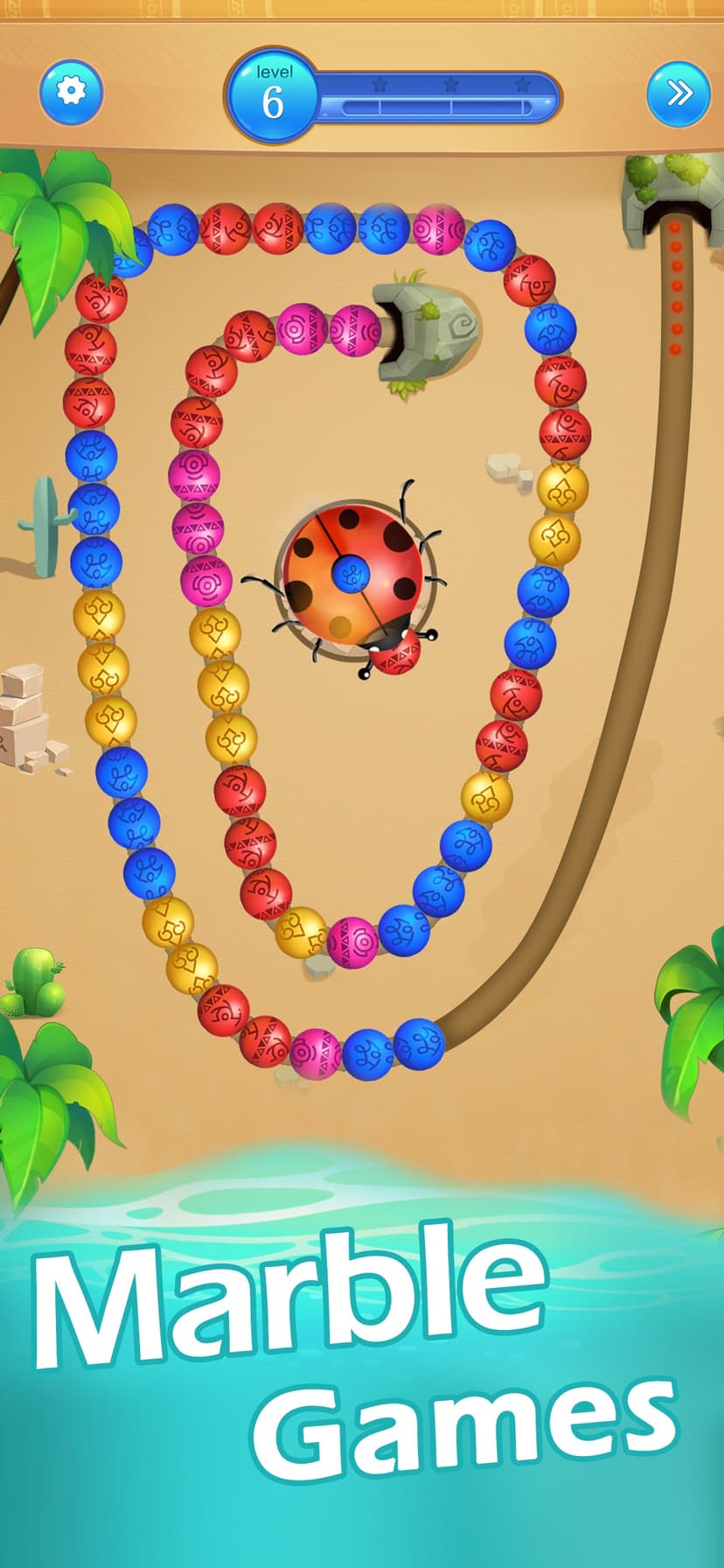 Marble Shooter:Zumba Classic screenshot 1 - screenshot