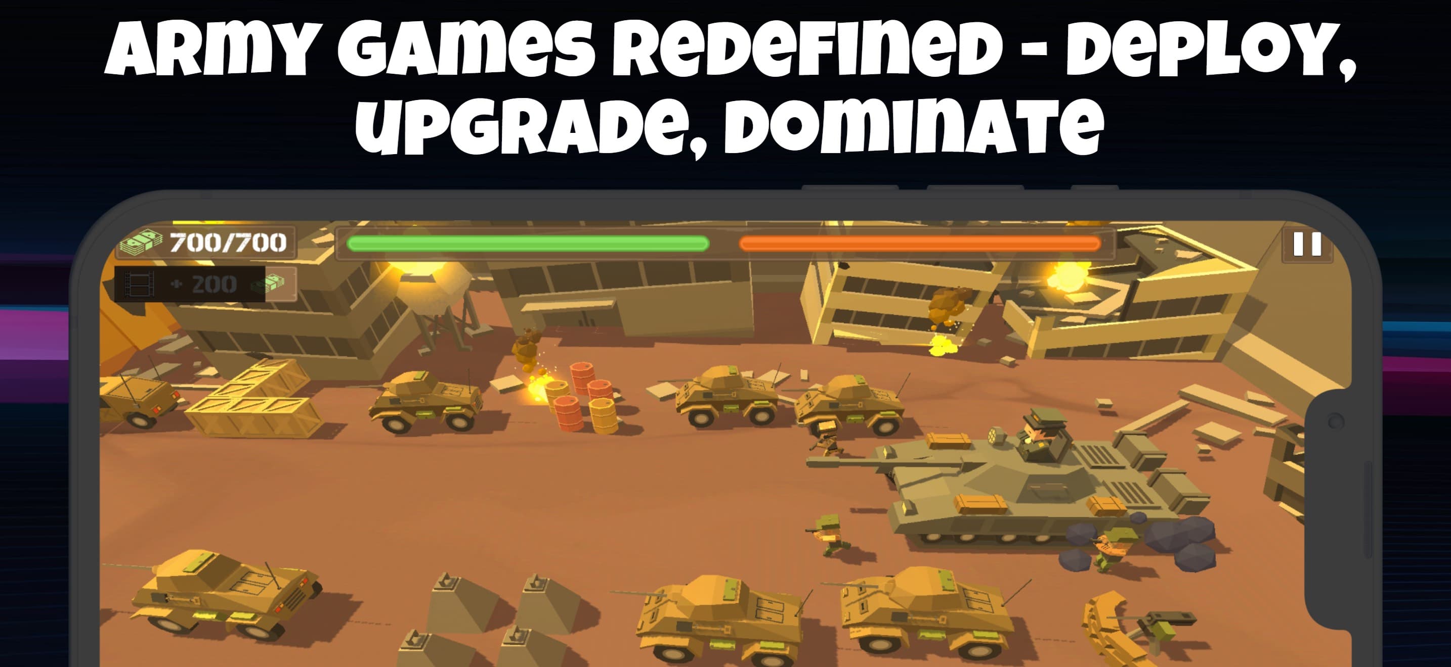 Border Wars: Army Games RTS screenshot 5 - screenshot