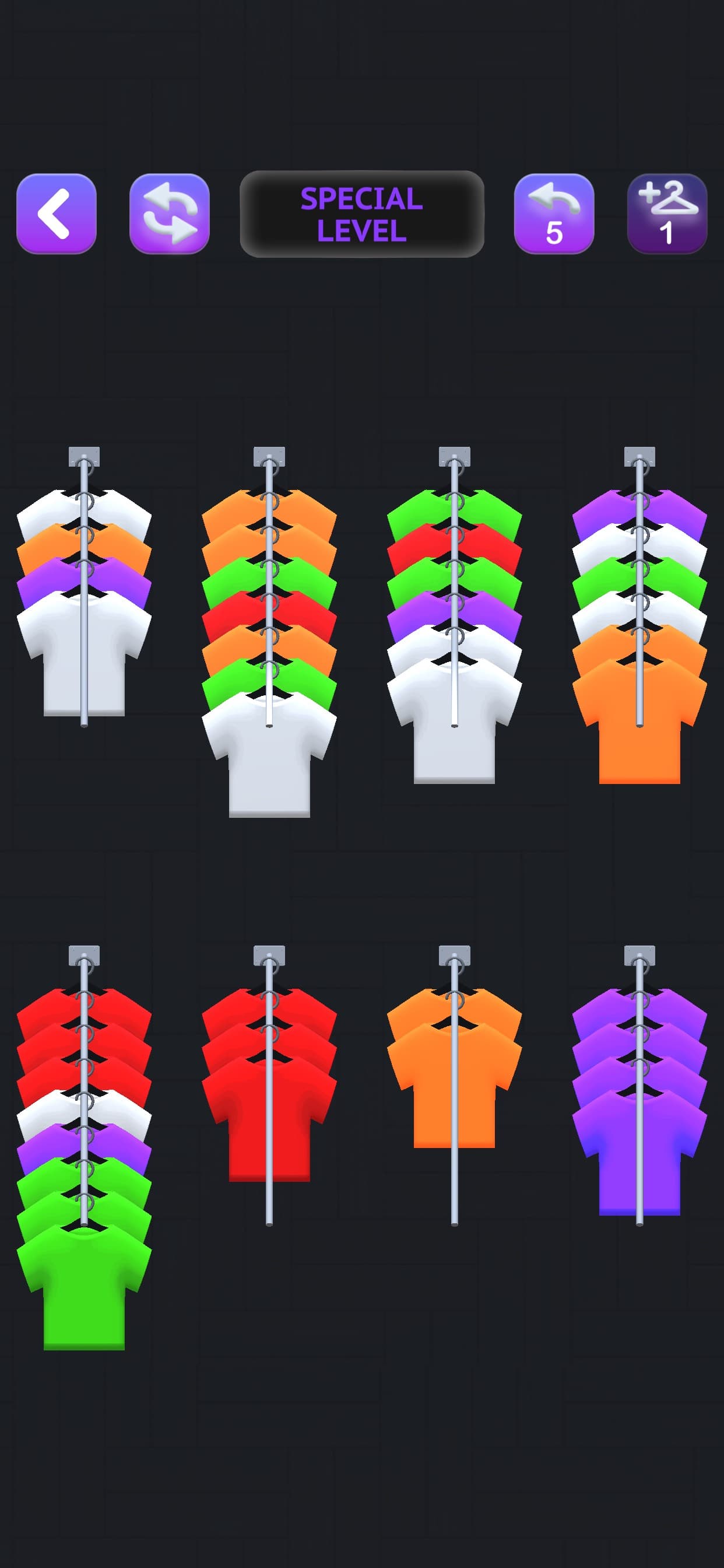 Clothes Sort Puzzle screenshot 3 - screenshot