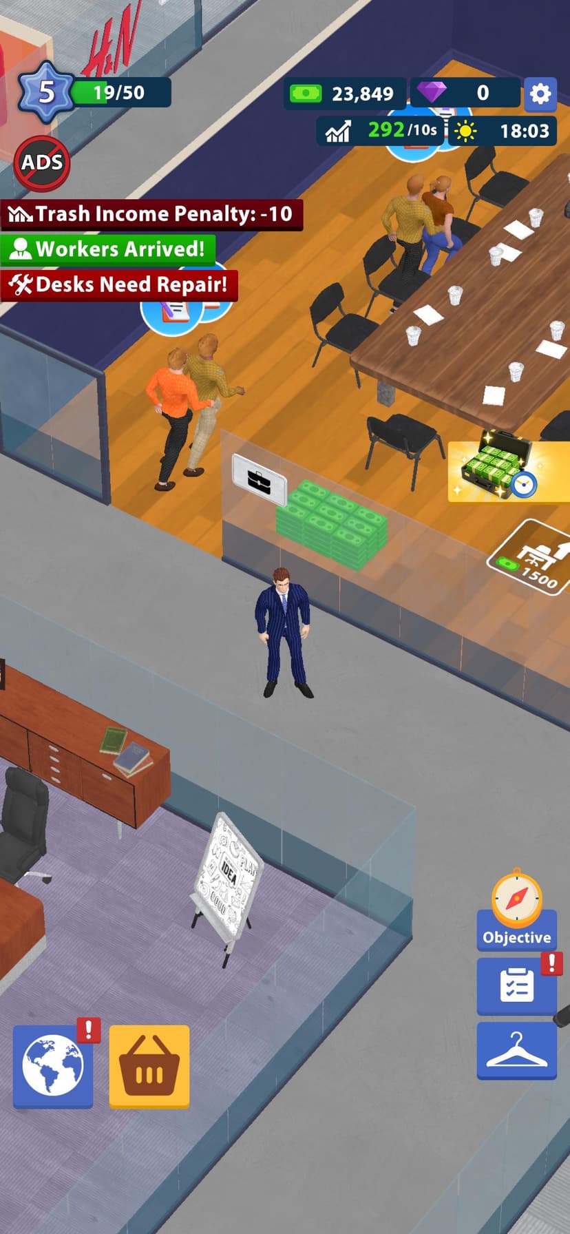 Office Life!: Tycoon Games screenshot 4 - screenshot