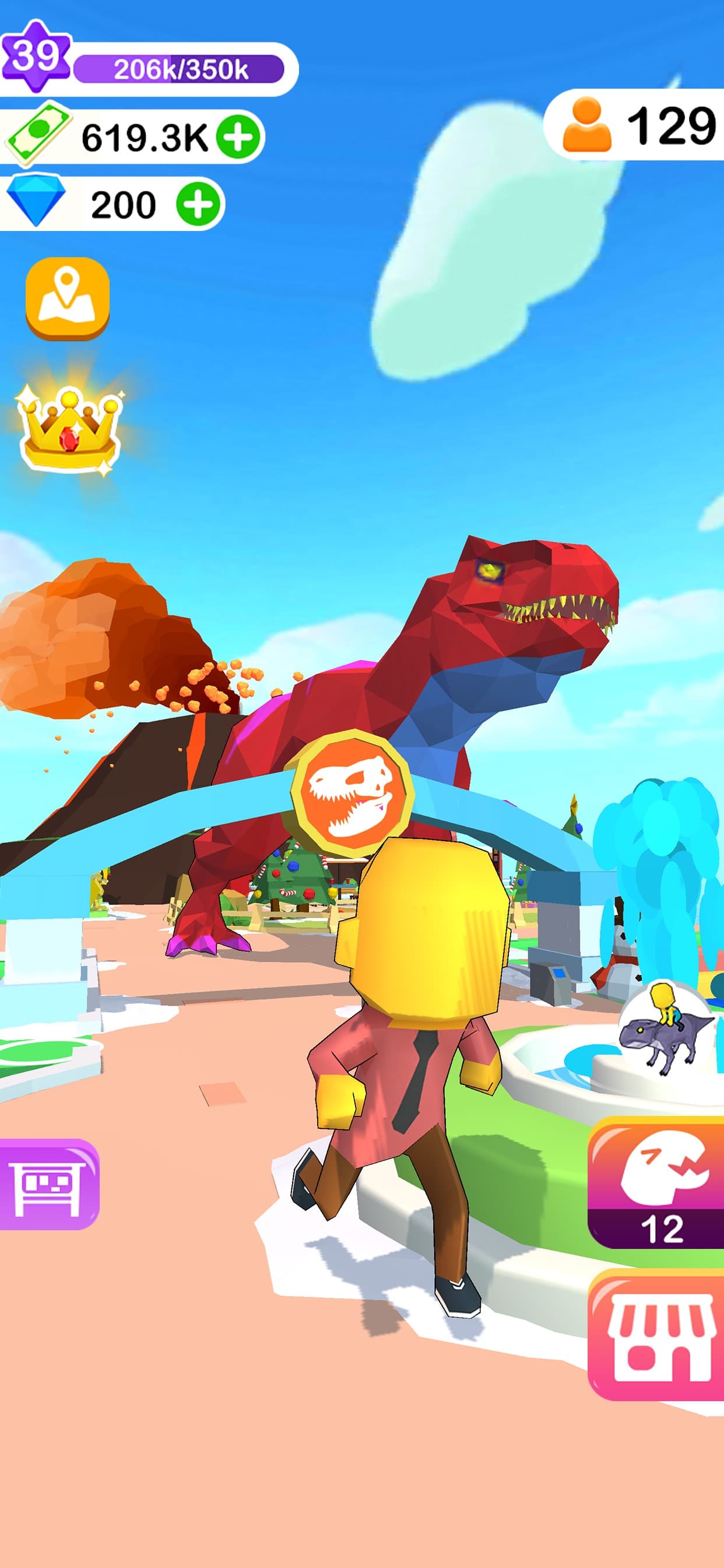Dino Tycoon - 3D Building Game screenshot 1 - screenshot