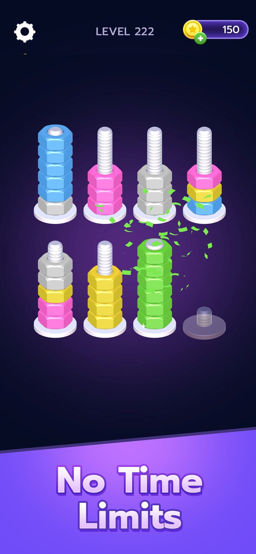 Nuts And Bolts Sort screenshot 4 - screenshot