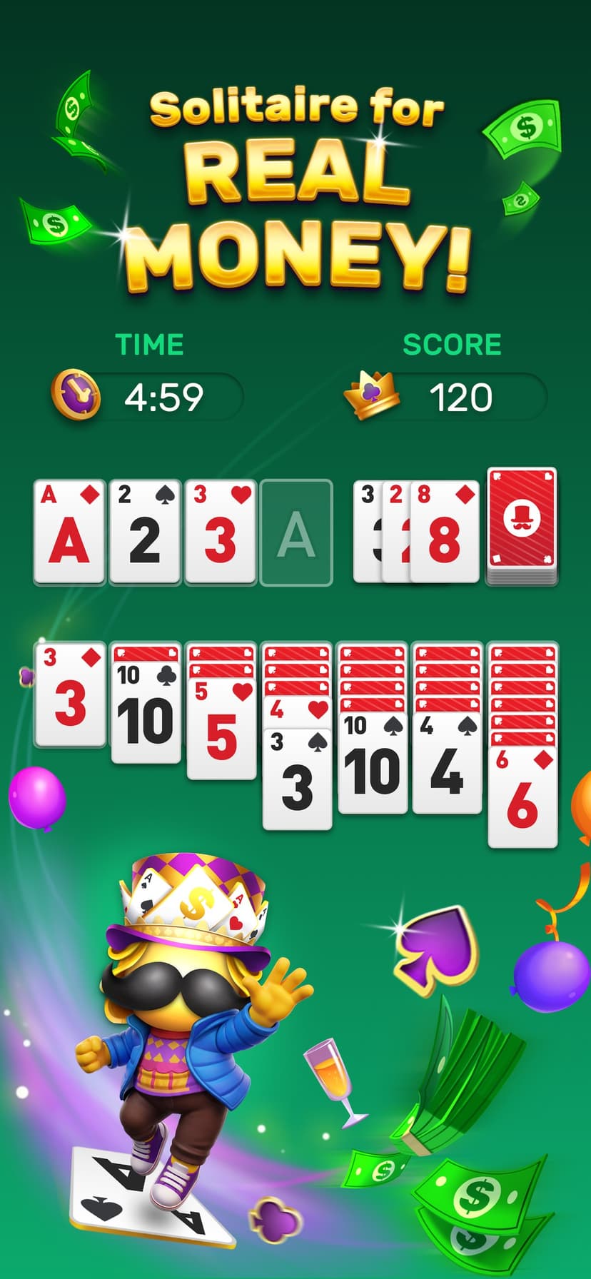 Solitaire Royale - Win Money screenshot 1 - screenshot